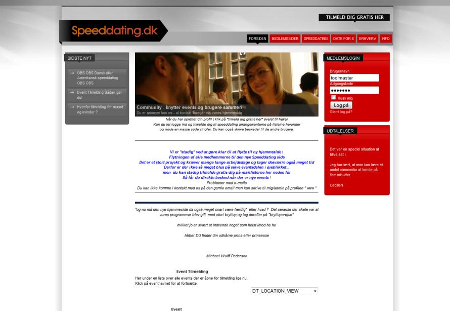 joomla konsulent reference speeddating